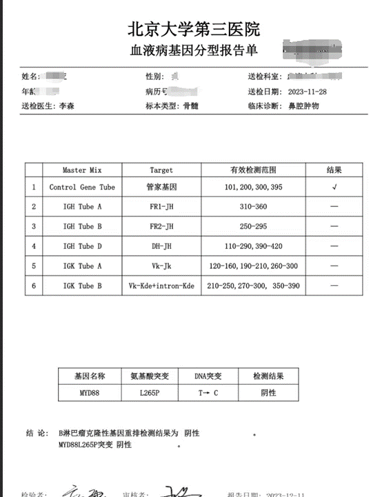 各种检查